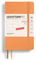 LEUCHTTURM1917 370574 Wochenkalender Pocket (A6) 2025, Softcover, Apricot, Deutsch