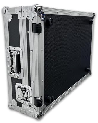 Protekt DDJ-FLX10 Plus Series DJ Flight Case with Laptop Shelf for Pioneer Controller (with Shelf & Wheels)