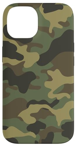 Camouflage grün braun Militär Armee Military Bundeswehr Hülle für iPhone 14