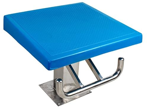 JJENXYYDS Standard-Pool-sprungbrett,Edelstahl Pool Sprungturm,mit Edelstahlbasis, Pool-One-Step-Tauch-Startblock für den Wettkampf,Für Schwimmbad Und Wettkampf,A