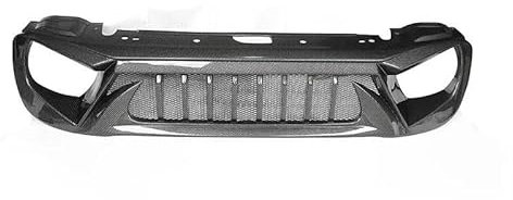 Radiatore Griglie Da Corsa Griglia Presa D'aria Stile Nero Opaco Carbonio Esterno Accessori Per Messa A Punto Parti Per Jeep Per Renegade 2019-2023 Griglia Paraurti(Carbon Printing)