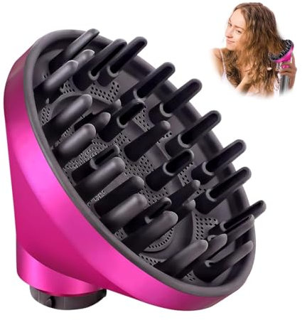 Diffuser for Dyson Airwrap, Hair Dryer Diffuser Attachment for Dyson Airwrap HS05 HS03 HS01，Upgraded Diffuser Nozzle for Dyson for Airwrap Styler（Rose）