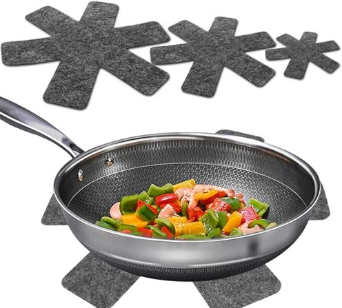 12pcs Pan Protectors for Stacking, Pot and Pan Separators Protectors, Non Stick Pan Protectors Anti Scratch, 26/35/38cm
