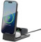 Native Union Rise 3-in-1 Magnetischer kabelloser Ladegerät – Qi2 Zertifiziert & MagSafe – 15W Schnellladeständer für iPhone 16/15/14/13 mit Ladefunktion für AirPods (Pro) & Apple Watch (Schwarz)