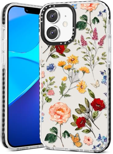 Kokaade for iPhone 11 Case for Women Girls - Cute Kawaii Retro Flower Design Fashion Phone Cover Girly TPU Funda for iPhone 11