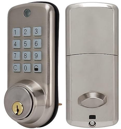 Aoveew Türschloss, mechanisches Zahlenschloss mit Code, wasserdichte Türbeschläge für 38–48 mm Türen, hohe Sicherheit und einfache Installation