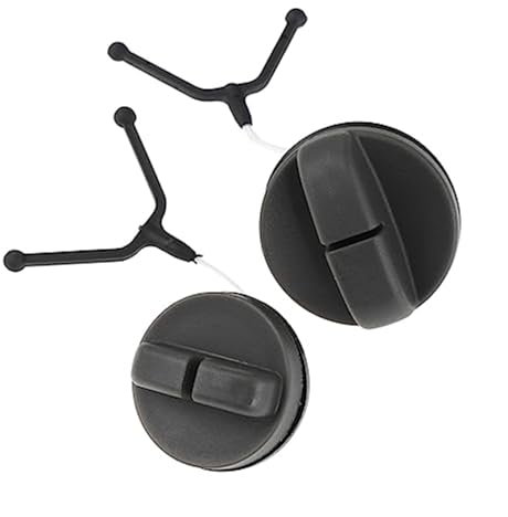 VXELY 2Pcs/set Chainsaw Fuel Filler Door Cover Gas Tank Filler Cap, for Husqvarna, 61 66 266 268 272 Chainsaw 501626602 Automotive Fuel Cover