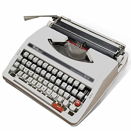 GLJDMBD Máquina de Escribir Vintage para el Flujo nostálgico, máquina de Escribir Manual a la Antigua Retro máquina de Escribir portátil Tradicional