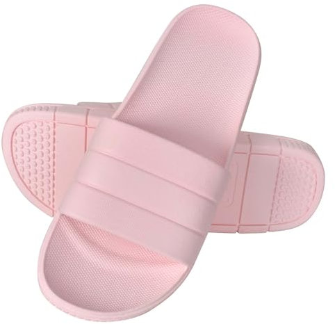 DEARBAG Claquettes pour Femme Homme Ete Chaussures de Piscine PVC Pantoufles de Douche Ultra Doux Maison Chaussons Slide Tongs Sandales pour Jardin Salle de Bain Piscine Plage