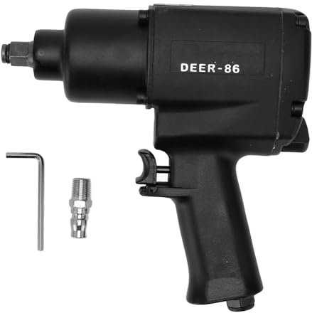 Gearwell Air Impact -Schraubenschlüssel, 12 -Zoll -Pneumatikwaffe Twin Hammer, Luftschlüssel mit hohem Drehmoment, Hochleistungs -Impact -Waffe, Auto -Reparatur -Elektrowerkzeug
