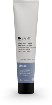 Insight Haarmaske für kalte Reflexe, 200 ml, pflegend und feuchtigkeitsspendend, wirkt gelb-orangen Reflexen entgegen