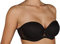Selene Reggiseno Donna Balconcino con Ferretto e Spalline removibil Coppa Art. Esmeralda (3, Nero)