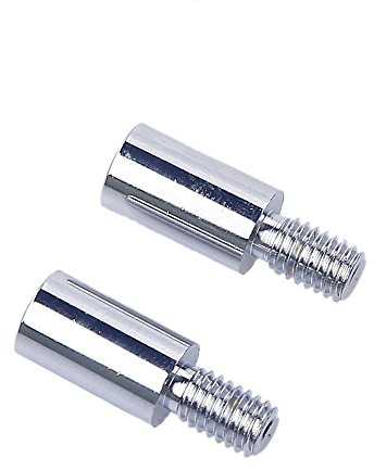 EG STARTS 2x Chrome Arcade DIY Shaft Extender Joystick Extension Rod Extender Ejes para Sanwa Joystick y Zippyy Joystick & Jamma Extension & Control Extender