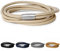 CHAMOON® Lederarmband Damen Beige - Armband Damen Leder Wickelarmband Damen Personalisiertes Armband Leder Damen, Charm Armband Frauen M 38,50 cm