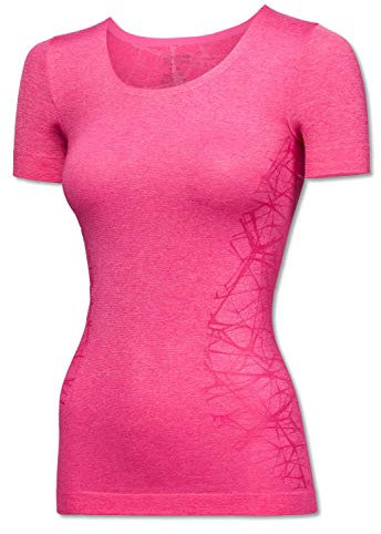 Schiesser Damen Sport Shirt 1/2 Thermounterwäsche-Oberteil, Rot (Pink-Mel. 520), 44