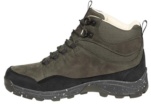 VAUDE wasserdichte Wanderschuhe für Herren “HKG Core Mid STX”, wetterfester Trekkingschuh für leicht alpines Gelände, bequeme und rutschfeste Wanderstiefel in schwarz