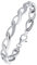 Vinani Armband 925 Sterling Silber - klassisch mattiert glänzend - für Frauen und Herren - Unisex - Gliederarmband 2BAO