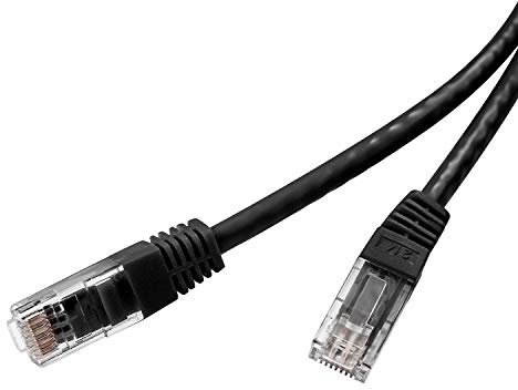 LMS Data Ethernet Cat 6 RJ45 UTP Patch cable cord, LAN 10/100/1000Mbit/s Cable suitable Gigabit 1000Base-T for PoE, CCTV Computer, Laptop, and Routers Internet for office and industrial (0.5 M)