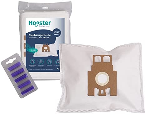 Hooster 20 Stück Staubsaugerbeutel geeignet für Miele complete C3 / C2 sowie Swirl M40 und M50 | 5 Deo-Sticks (Lavendel) | Vlies 5-Lagig