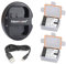 Newmowa DMW-BLF19 Remplacement Battery (2 pack) and Dual USB Charger for Panasonic DMW-BLF19 and Panasonic DMW-BLF19E Panasonic DMC-GH5 DMC-GH3 DMC-GH3A DMC-GH3H DMC-GH4 DMC-GH4H DC-GH5S