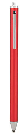 ciciglow Stylet à Tête en Tissu, Stylo à écran Tactile en Alliage D'aluminium pour Tab///Xiaomi Tablette Téléphone Smartphone Stylo Tactile avec Tête Souple(Rouge)