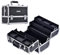 Kosmetikkoffer Groß Make up Koffer Schminkkoffer Leer Beauty Case Alu Nagelkoffer mit Tragegurt Abschließbarer Friseurkoffer Werkzugkoffer, Schwarz