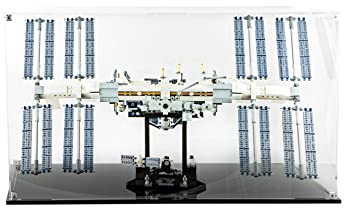 INNERSPACE TECA Vitrine für Lego 21321 NASA Internationale Raumstation ISS 71374 Konsole NES Action-Figuren zum Sammeln 52 x 29 x 29 cm Crystal Plexiglas Anti-UV