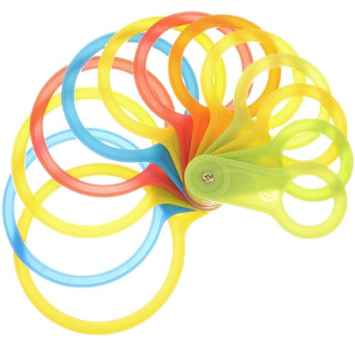 GANAZONO 1 Juego De Plástico para Medir El Diámetro De Las Frutas Tabla De Clasificación De Vueltas Calibre De Diámetro Anillo De Medición De Diámetro De Plástico para Frutas