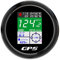 Geloo 85mm GPS Tachometer TFT einstellbar Mph Knoten Km/h Digitaler Geschwindigkeitsmesser Kilometerzähler mit GPS Antenne für Boot Auto Wohnmobil Wohnmobil (Schwarz)