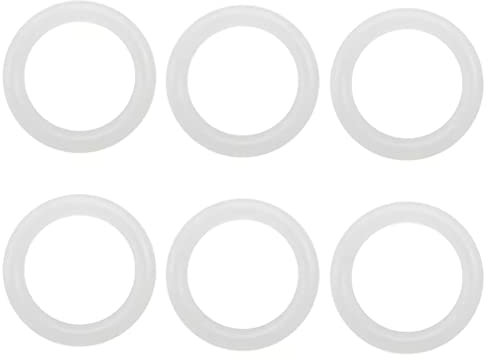 BOUACOUA Gummi Ringe Klar Dichtung O-Ring Silikon Dichtungen Ø 16x3mm (60 Stück)