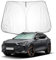 BIXUAN Golf8 Parasol Compatible con VW Golf 8 MK8 2020-2024 2025 Cupra Formentor 2021-2024 2025 Seat Leon MK4 KL1/KL8 2020-2024 2025 el Parabrisas del Coche Cubierta Parabrisas Delantero Bloqueo UV