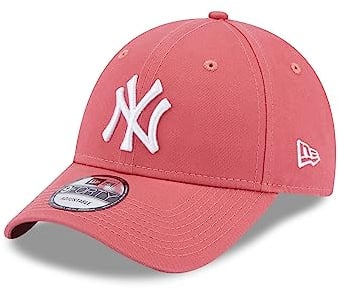New Era New York Yankees MLB Fankappe 9Forty Strapback Cap NY-Logo Basecap pink weiß - One-Size