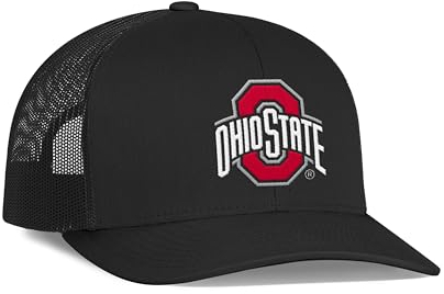 Pacific Headwear Unisex-Erwachsene Ohio State Herren Trucker Snapback Verschluss, Mehrfarbig/Meereswellen (Ocean Tides), Einheitsgröße