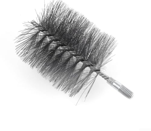 4inch Chimney Brush Cleaning Brush Round Steel Wire Fireplace Flue Pipe Rust(2Pcs)