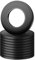 BOUMVID Rondelle Piatte M16 x 30 mm, 10 Pezzi Rondelle O Ring Nero, Rondella di Rotonda Distanziatore, Acciaio al Carbonio Rondella Metallo Distanziali per Riparazioni a Casa Viti Filettate