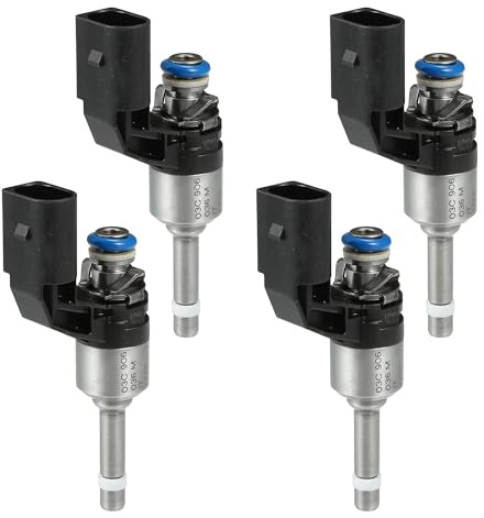 A ABSOPRO Fuel Injector 03C906036M for VW Golf 2007-2012 1.4 TSI 4 Pcs
