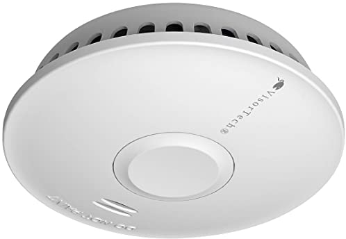 VisorTech Rauchmelder Brandschutz: Vernetzbarer Funk-Rauchmelder, 85 dB, Versandrückläufer (Kanbellos Vernetzbare, Vernetzbare Rauchwarnmelder, Alarmanlage)