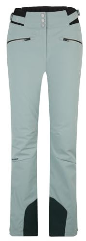 Ziener Damen TILLA Ski-Hose/Schnee-Hose | atmungsaktiv, wasserdicht, Primaloft, Green Frost stru, 40
