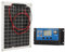 Kit de Panneau Solaire 300W DC 12V 24V 50A IP67 Panneau Solaire étanche à Haute efficacité et Contrôleur de Chargeur Solaire pour Camping-car, Contrôleur de Chargeur Solaire,