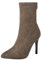 Generico Stivaletti Eleganti, Stivali Invernali Morbidi con Tacco, Scarponcino Vintage Tronchetti Alla Comoda, Chelsea Casual Elasticizzati per Donna Curvy