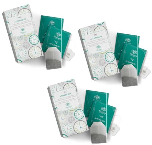 Whittard® | Thé Noir et Bergamote | Thé Noir et Arôme Naturel Bergamote - 3 x 25 Filtres (150 Gr)