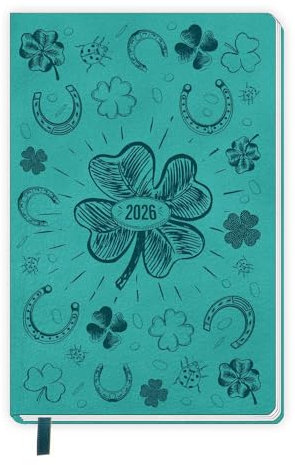 TRÖTSCH - Taschenkalender A7 Soft Touch Glück 2026: Soft Touch Terminkalender