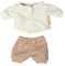 Miniland - Kleidung für 21 cm Puppe, Bekleidungszubehör für Puppen, Übergangs-T-Shirt und Hose