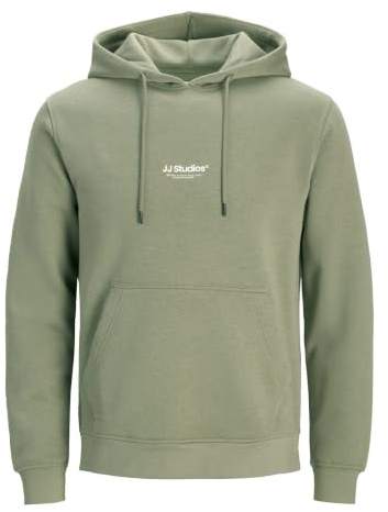 JACK & JONES Male Kapuzenpullover Plus Size Gedruckt Kapuzenpullover