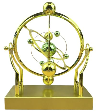 Perpetual Motion Machine | Dynamic Visual Enhancement, Celestial Orbital Moving Ball - Mechanical Physics Science Gadgets, Educational Arts, Crafts, Home Decor for Adults,