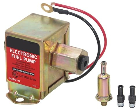 12V With Red Label Low Pressure Fuel Pump For Carburetor For FORD 40104 40105 40106 40107 Fuel Pump Replacement(40106-12V yellow)