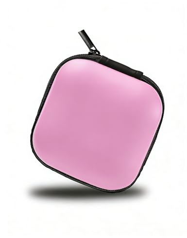MAS CARNEY Kopfhörer Tasche (8x8x3.5 cm) - für kopfhörer mit Kabel, Airpods, Bluetooth Kopfhörer, USB Festplatte, und kleine Gegenstände