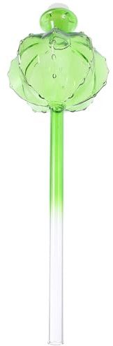 MAGICLULU Bulbe D'arrosage Automatique pour Plantes en Verre Vert Clair, Distributeur d'eau de Cactus, 1 Pièce, Arroseur Pratique pour Jardin Intérieur et Pots, Système Goutte à Goutte