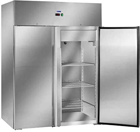 Royal Catering Frigo Professionnel Réfrigérateur RCLK-S1200 (1.168 L, 480 W, 6 étagères de 64,8 x 53 cm chacune, Portes battantes verrouillables, Températures - 2 bis + 8 °C)