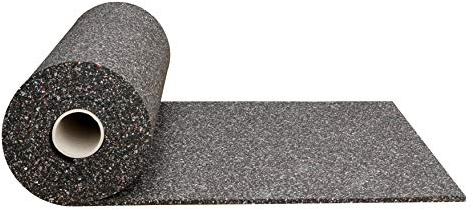 Gummimatte 5 mm Anti-Vibrationsmatte Antirutschmatte 150 x 60 x 0,5 cm, schwarz (Meterware) (Bautenschutzmatte Antivibrationsmatte Außenbereich Kofferraummatte Bodenschutzmatte Bodenbelag Gummi)